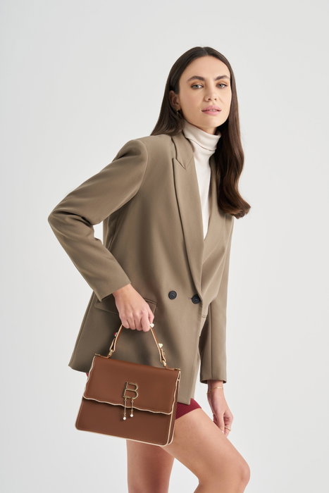 Lucky Bees Bolso de Mano 912 - Tan